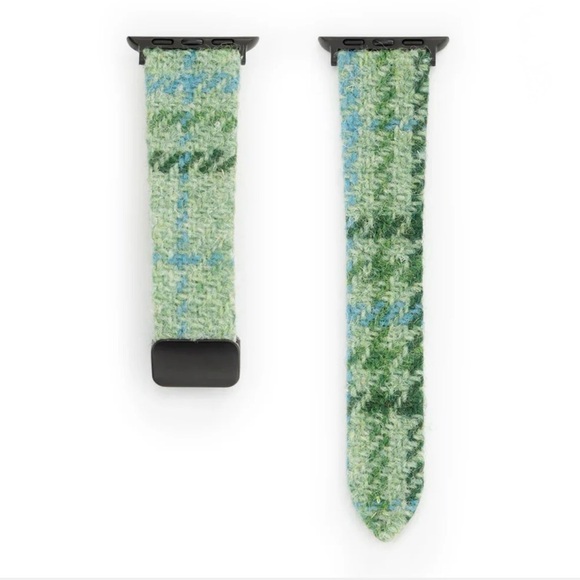 Green and Blue Tweed Apple Watch Band